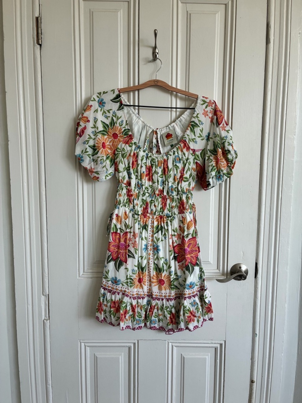 FARM RIO | bloom garden short sleeve dress - Picture 5 of 6